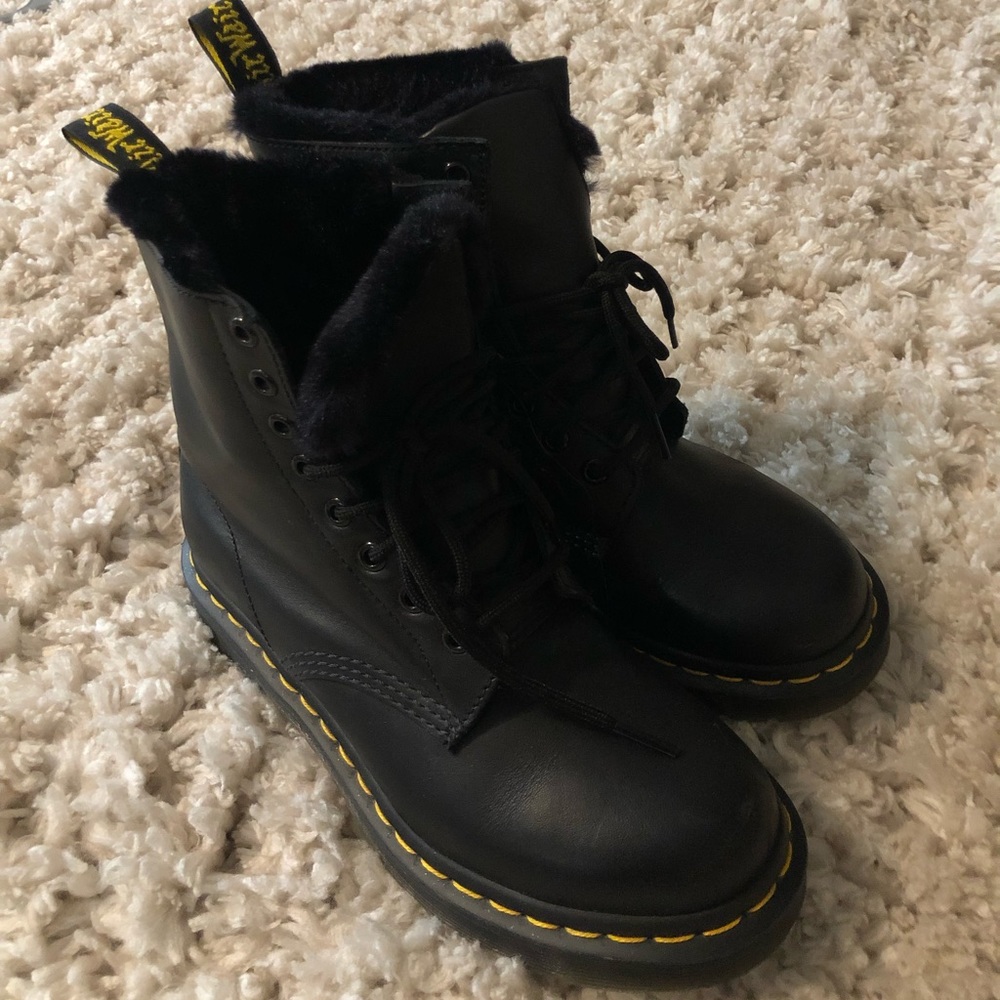 fuzzy doc martens